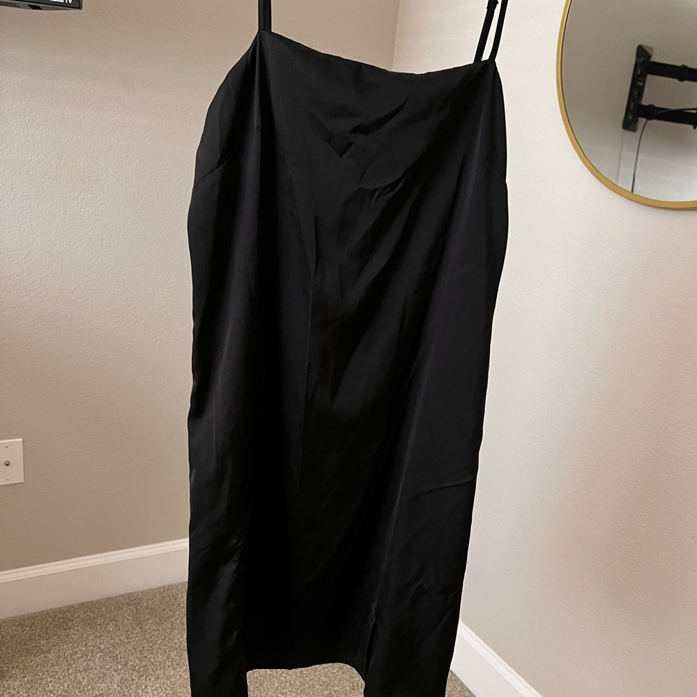 Elegant Black Slip Dress